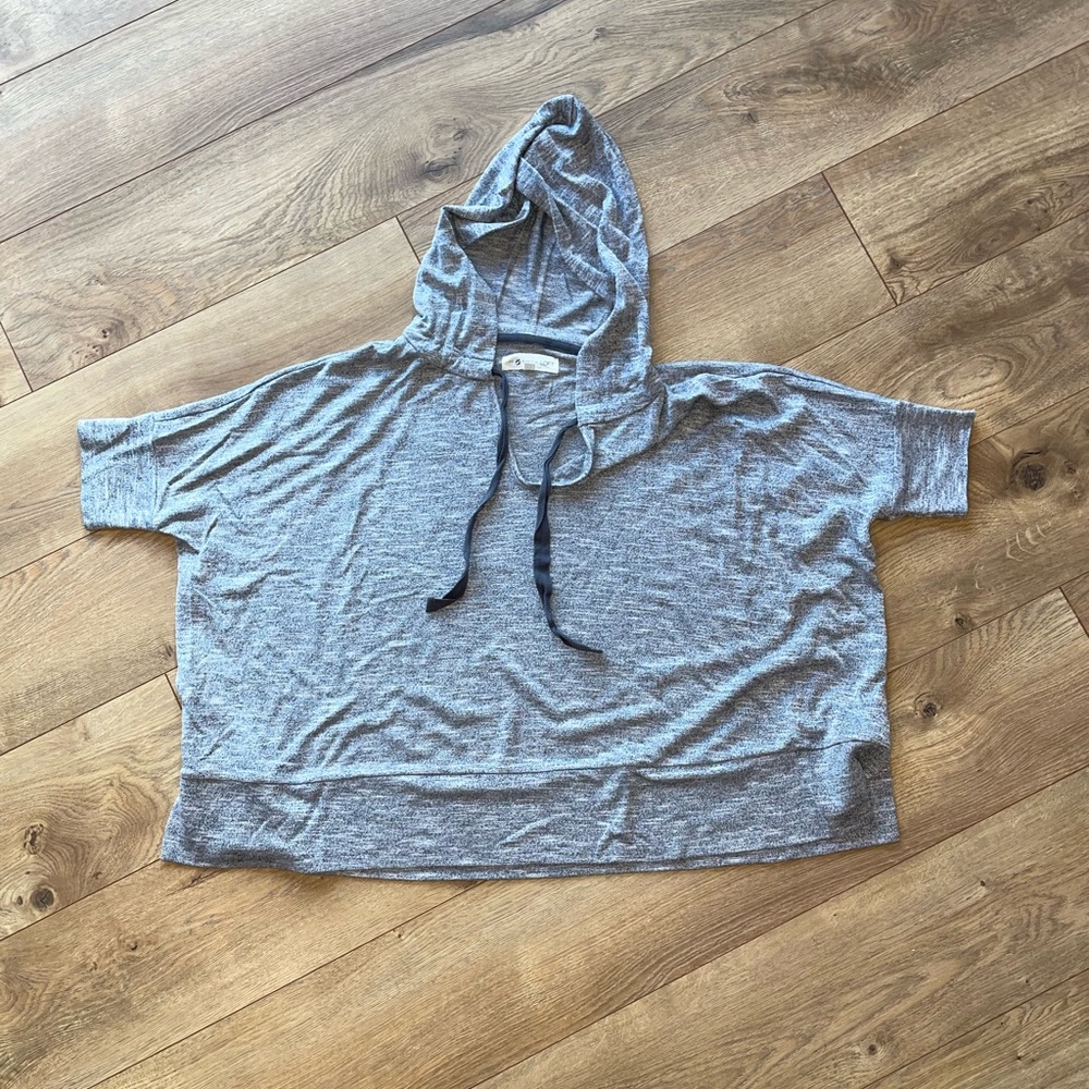 Lou&Grey for Loft soft spun crop hoodie XS